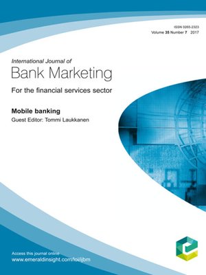 cover image of International Journal of Bank Marketing, Volume 35, Number 7